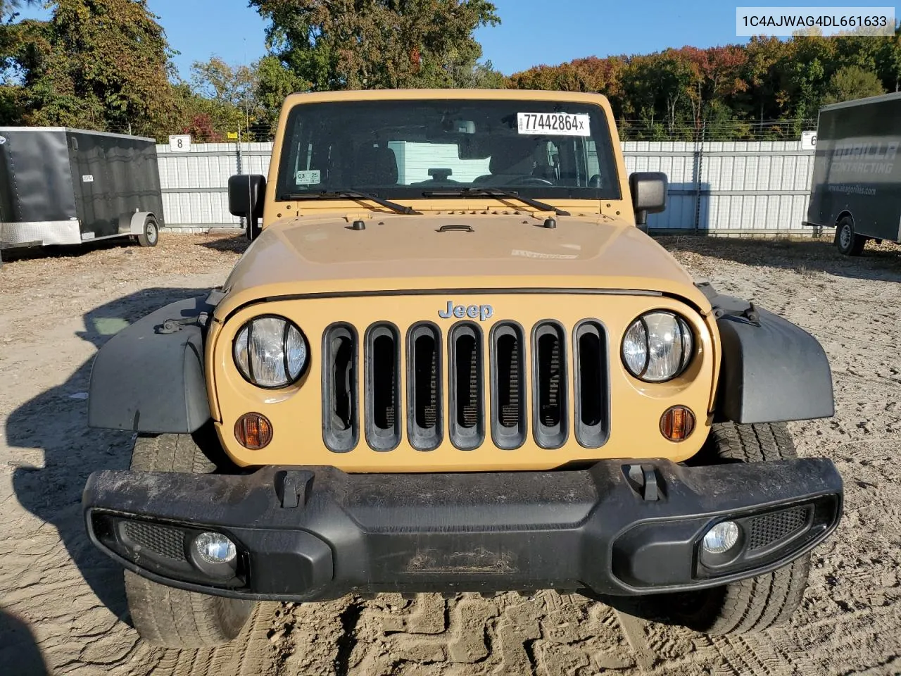 2013 Jeep Wrangler Sport VIN: 1C4AJWAG4DL661633 Lot: 77442864