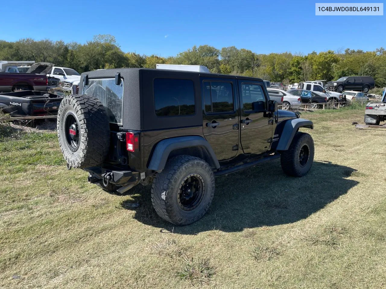 2013 Jeep Wrangler Unlimited Sport VIN: 1C4BJWDG8DL649131 Lot: 77786794