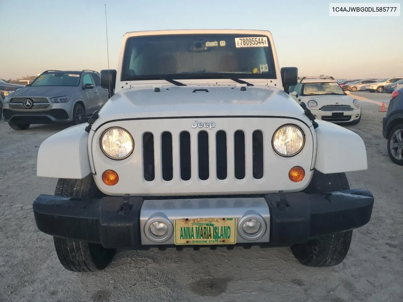 2013 Jeep Wrangler Sahara VIN: 1C4AJWBG0DL585777 Lot: 78095544