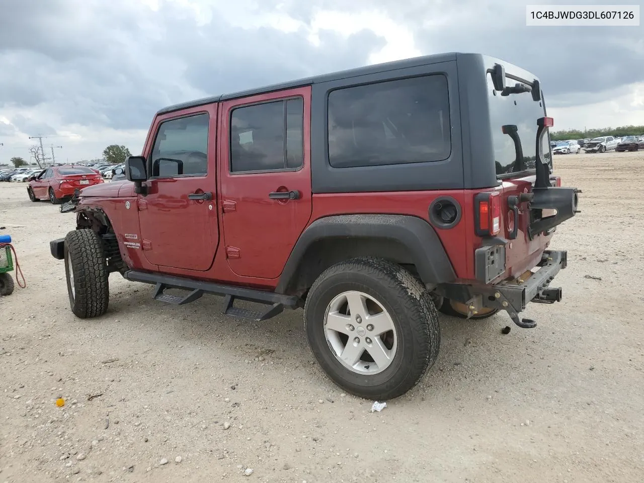 2013 Jeep Wrangler Unlimited Sport VIN: 1C4BJWDG3DL607126 Lot: 78677004