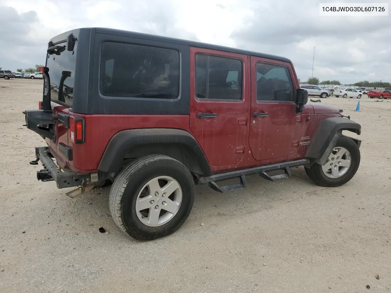 2013 Jeep Wrangler Unlimited Sport VIN: 1C4BJWDG3DL607126 Lot: 78677004