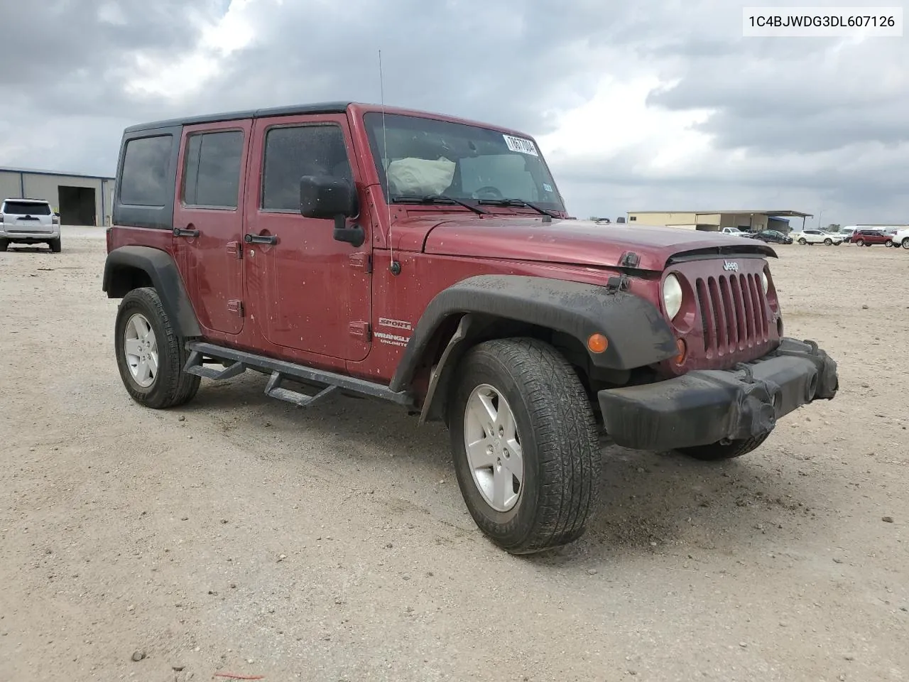 2013 Jeep Wrangler Unlimited Sport VIN: 1C4BJWDG3DL607126 Lot: 78677004