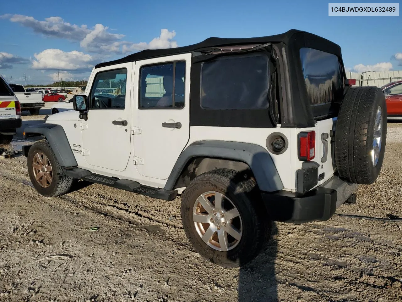 2013 Jeep Wrangler Unlimited Sport VIN: 1C4BJWDGXDL632489 Lot: 80273254