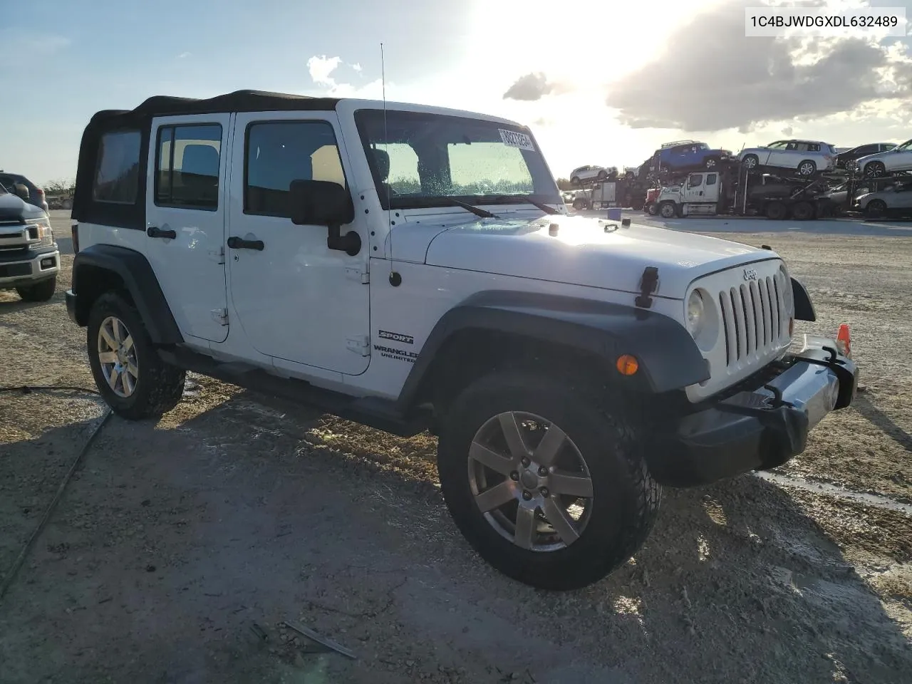 2013 Jeep Wrangler Unlimited Sport VIN: 1C4BJWDGXDL632489 Lot: 80273254