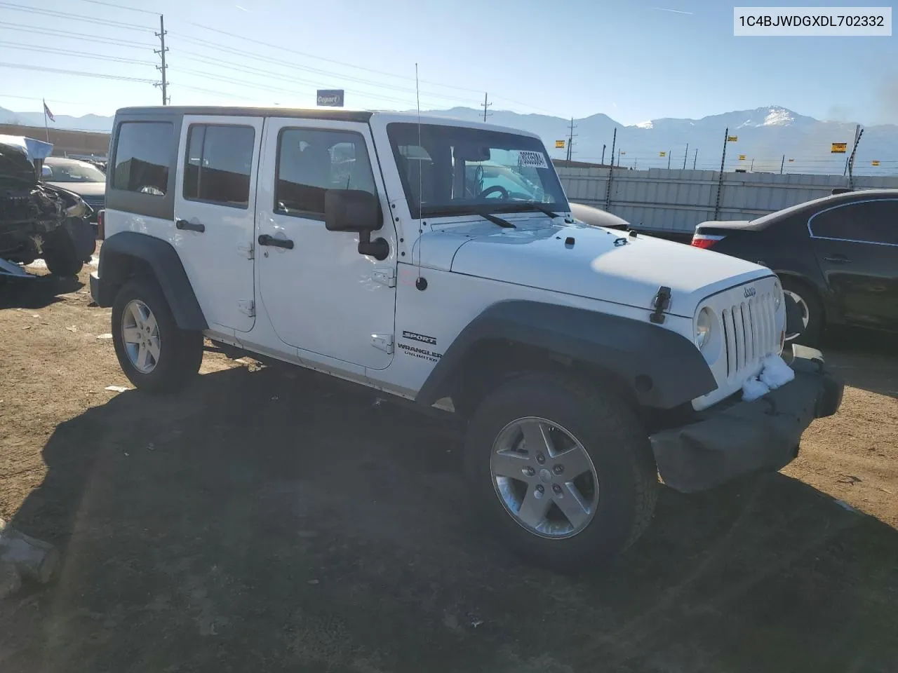 1C4BJWDGXDL702332 2013 Jeep Wrangler Unlimited Sport