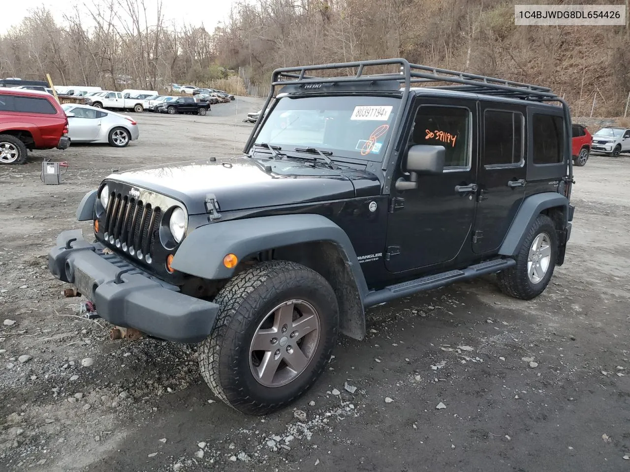 2013 Jeep Wrangler Unlimited Sport VIN: 1C4BJWDG8DL654426 Lot: 80391194