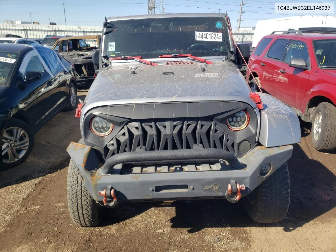 2014 Jeep Wrangler Unlimited Sahara VIN: 1C4BJWEG2EL146937 Lot: 44401824