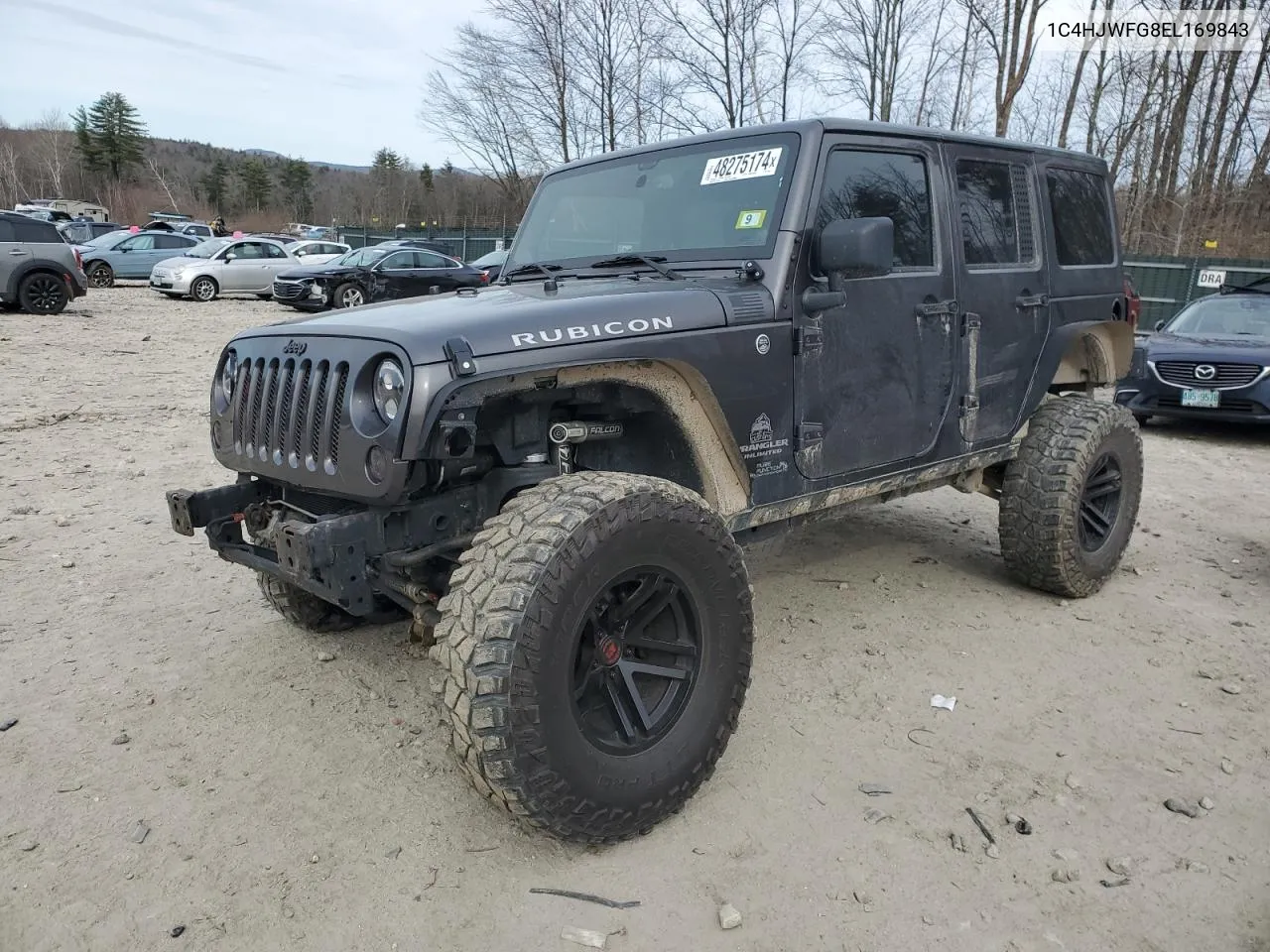 2014 Jeep Wrangler Unlimited Rubicon VIN: 1C4HJWFG8EL169843 Lot: 48275174