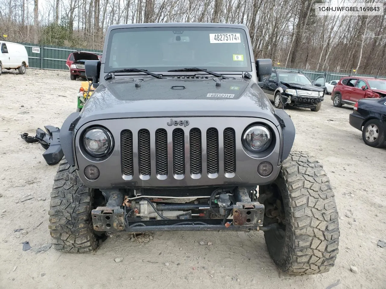 2014 Jeep Wrangler Unlimited Rubicon VIN: 1C4HJWFG8EL169843 Lot: 48275174