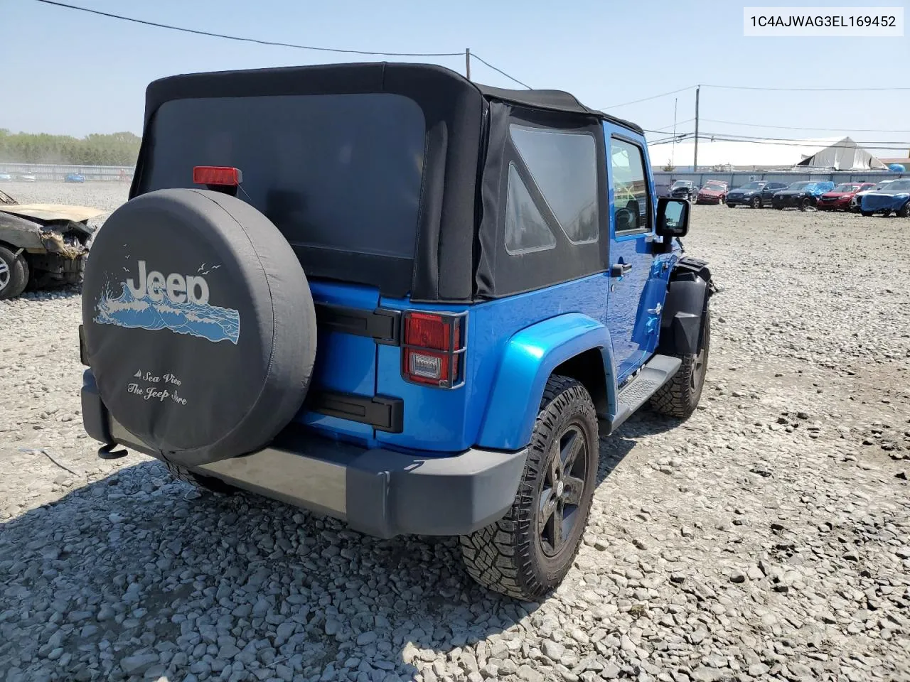 2014 Jeep Wrangler Sport VIN: 1C4AJWAG3EL169452 Lot: 52563904