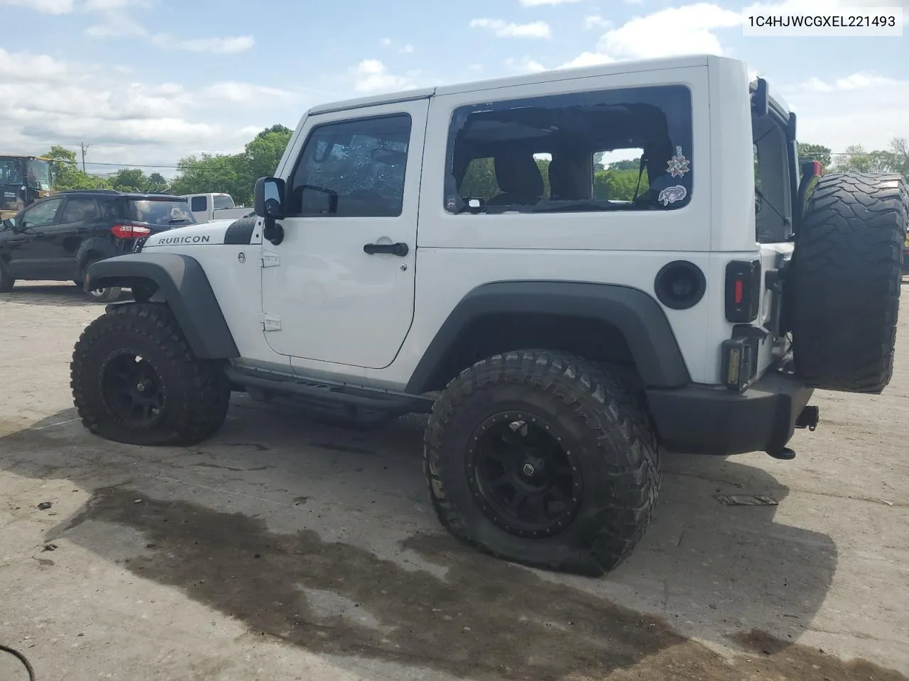 2014 Jeep Wrangler Rubicon VIN: 1C4HJWCGXEL221493 Lot: 52814324