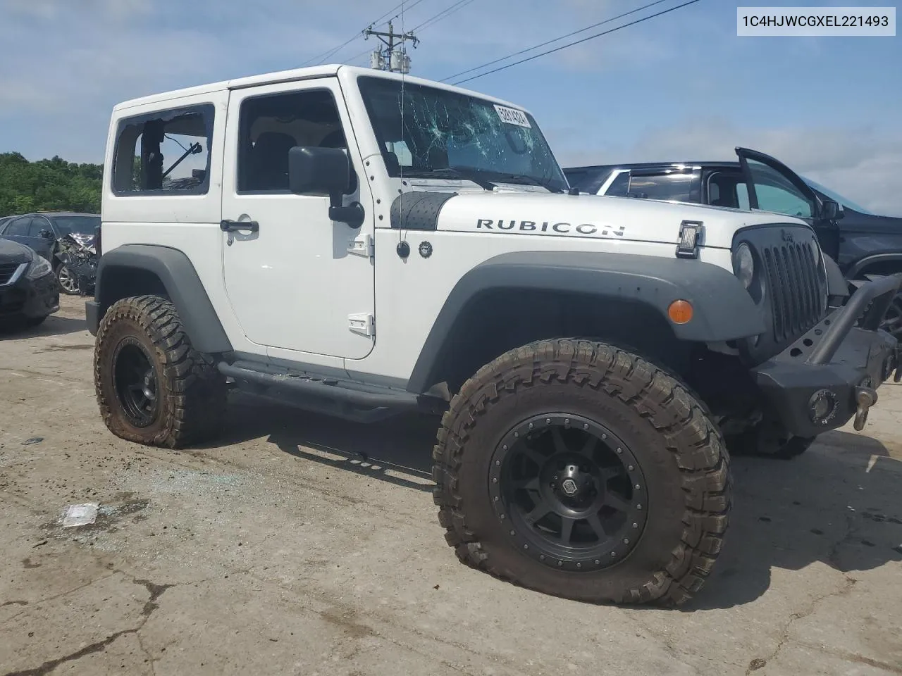 1C4HJWCGXEL221493 2014 Jeep Wrangler Rubicon