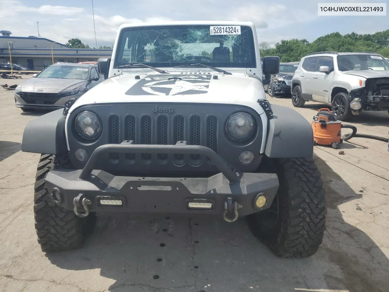 2014 Jeep Wrangler Rubicon VIN: 1C4HJWCGXEL221493 Lot: 52814324