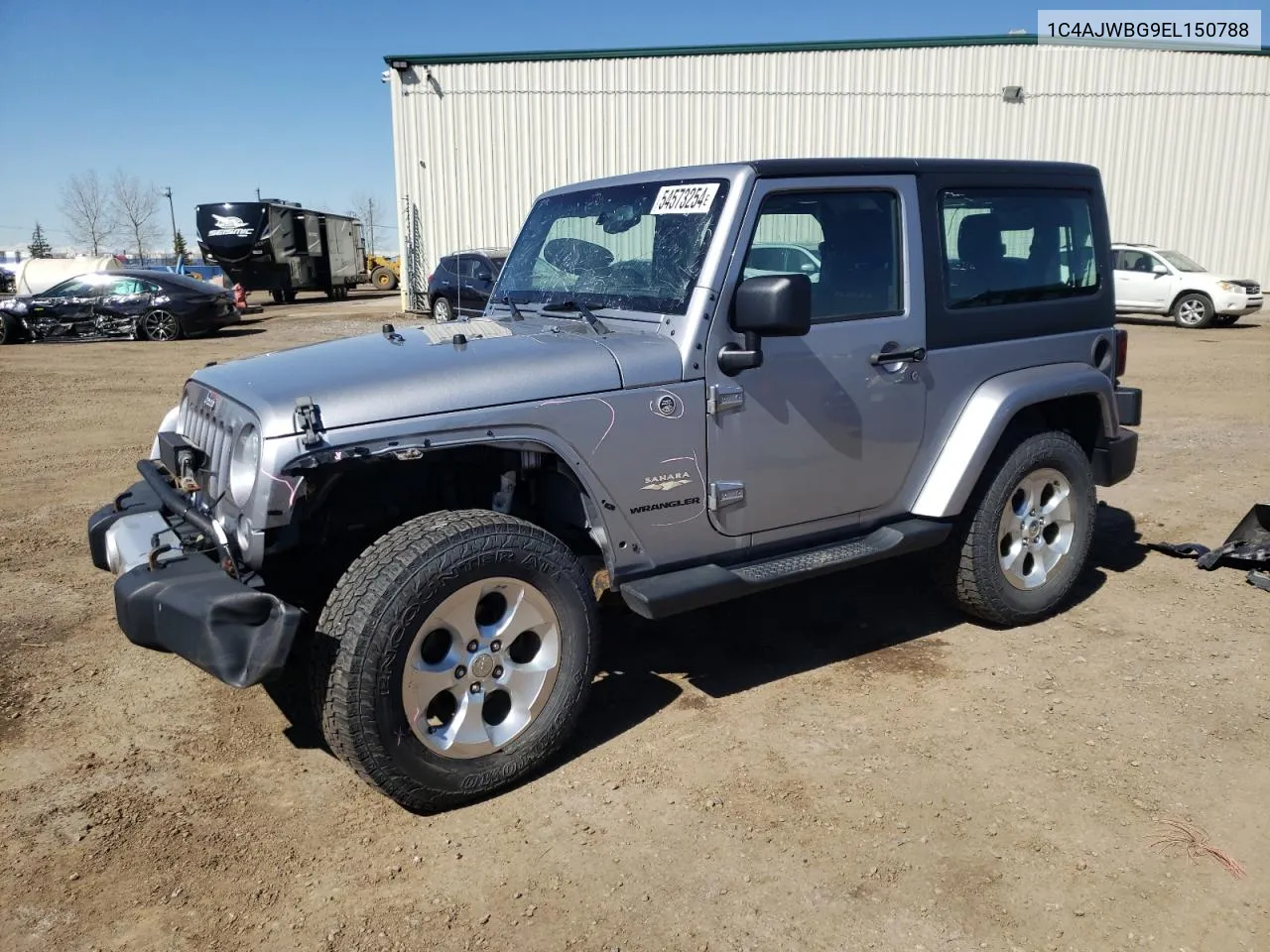 2014 Jeep Wrangler Sahara VIN: 1C4AJWBG9EL150788 Lot: 54573254