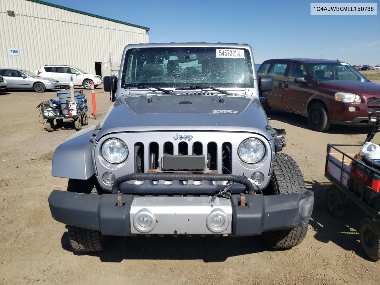 1C4AJWBG9EL150788 2014 Jeep Wrangler Sahara