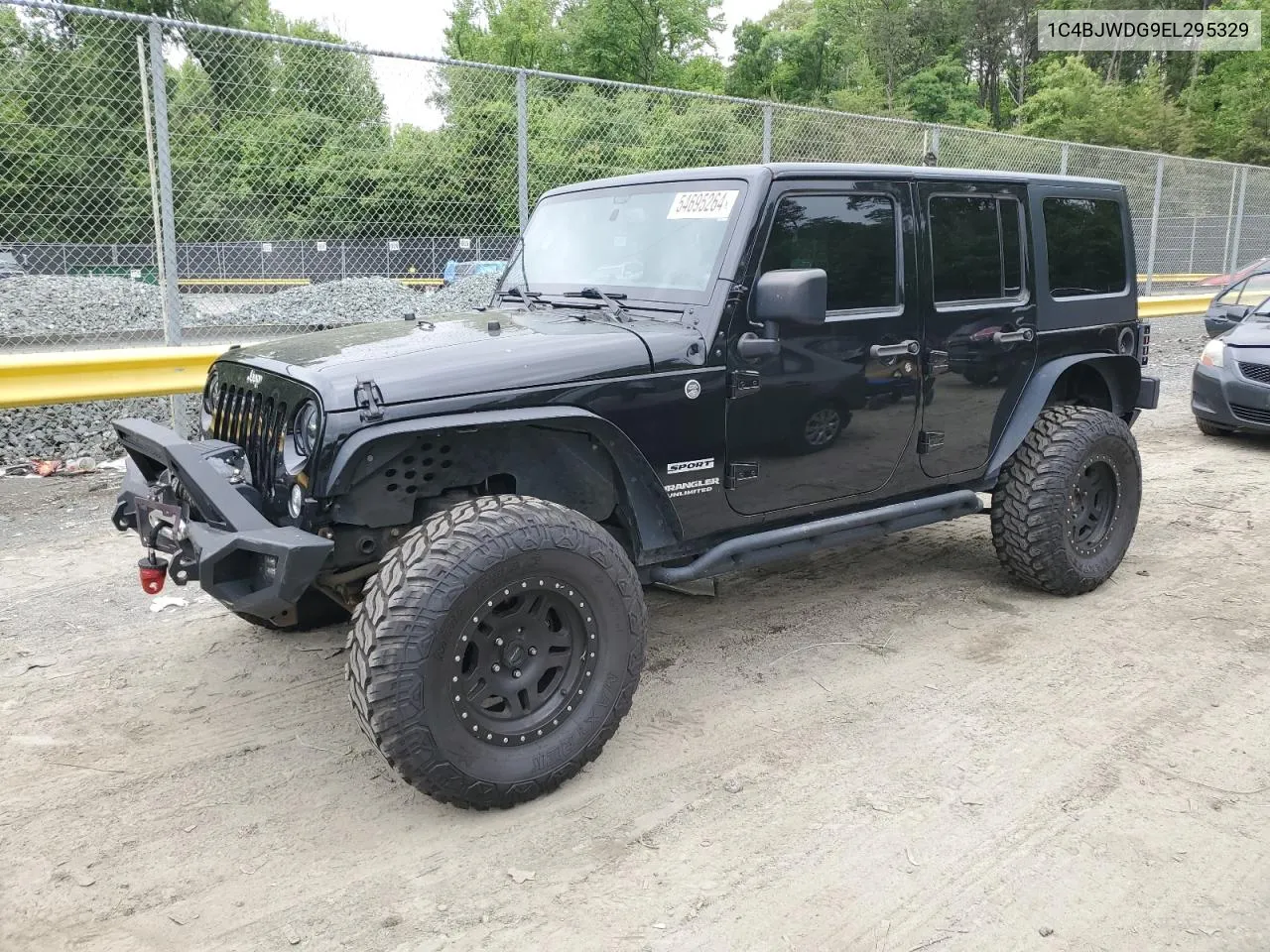 2014 Jeep Wrangler Unlimited Sport VIN: 1C4BJWDG9EL295329 Lot: 54695264