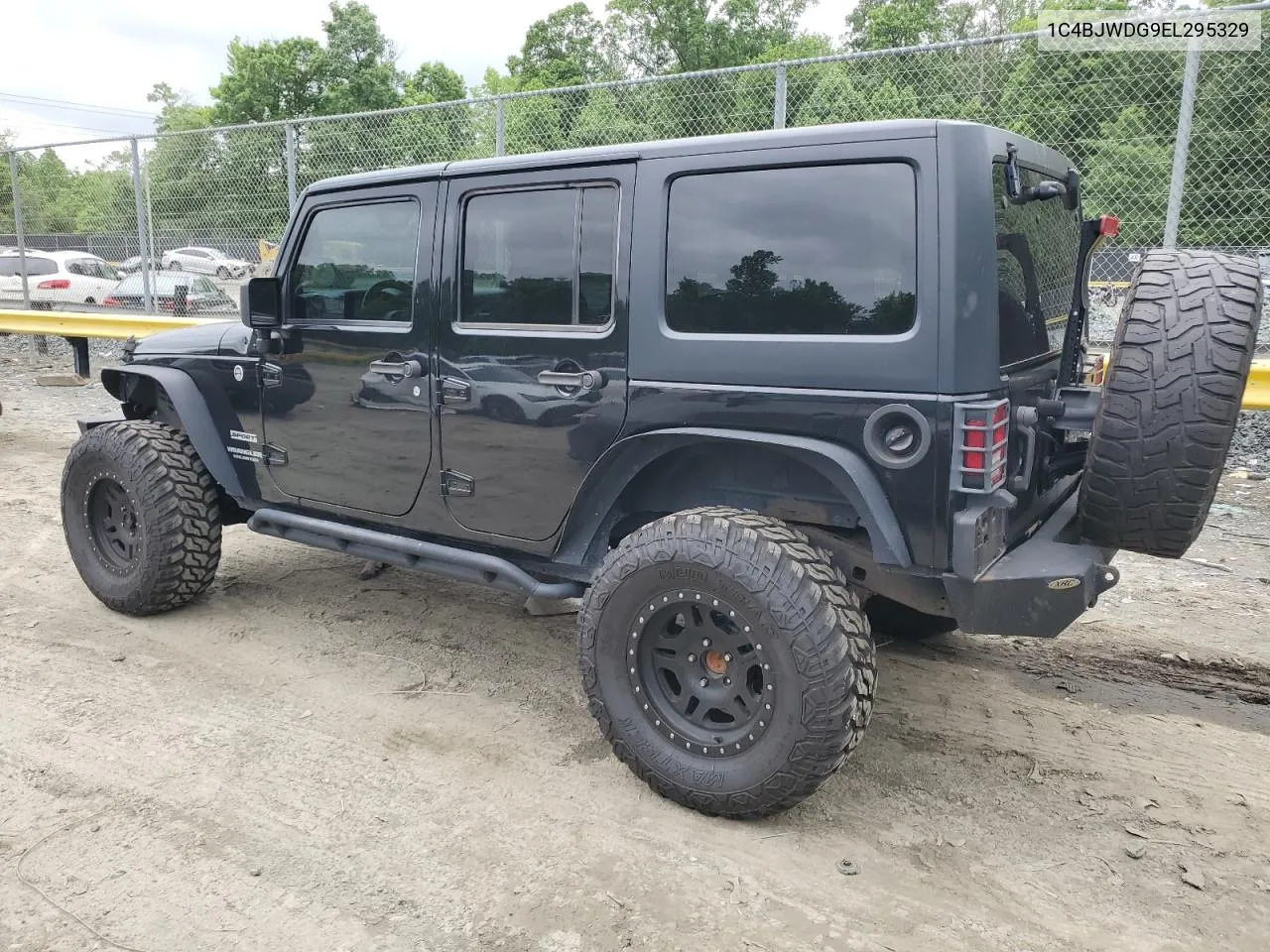 2014 Jeep Wrangler Unlimited Sport VIN: 1C4BJWDG9EL295329 Lot: 54695264