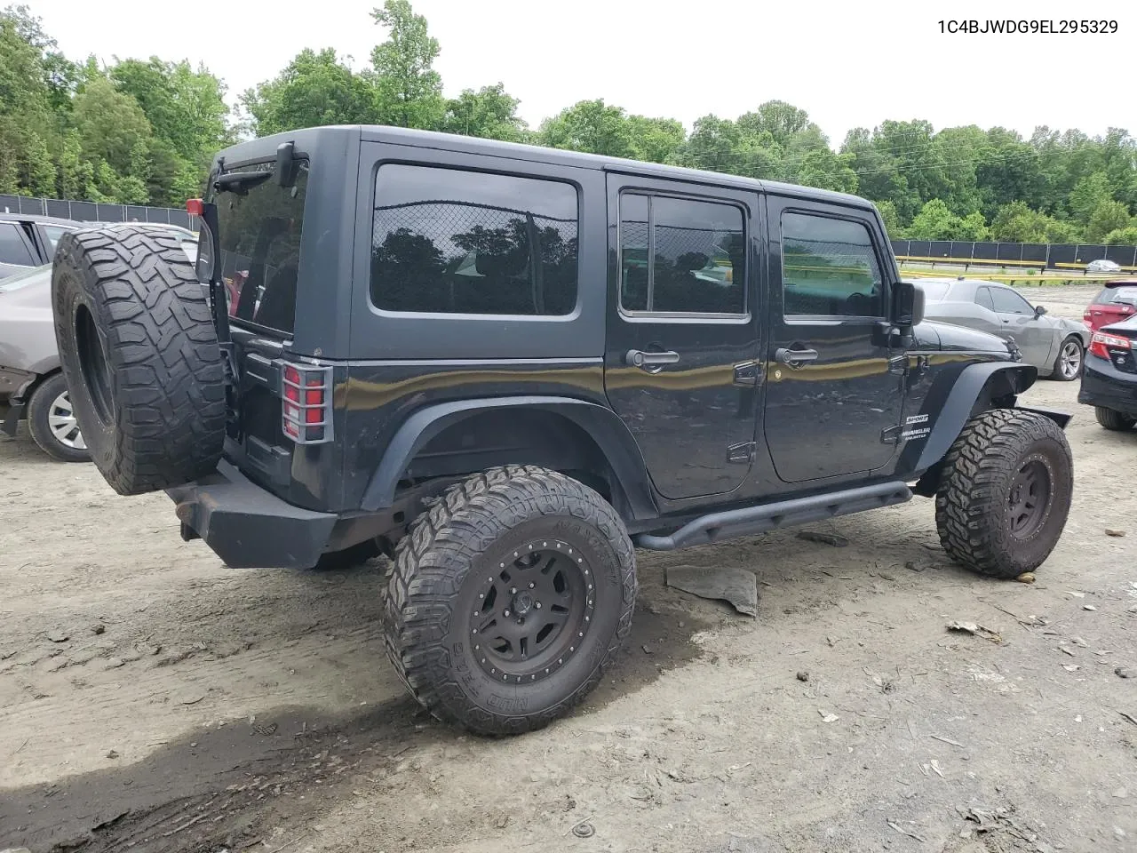 2014 Jeep Wrangler Unlimited Sport VIN: 1C4BJWDG9EL295329 Lot: 54695264