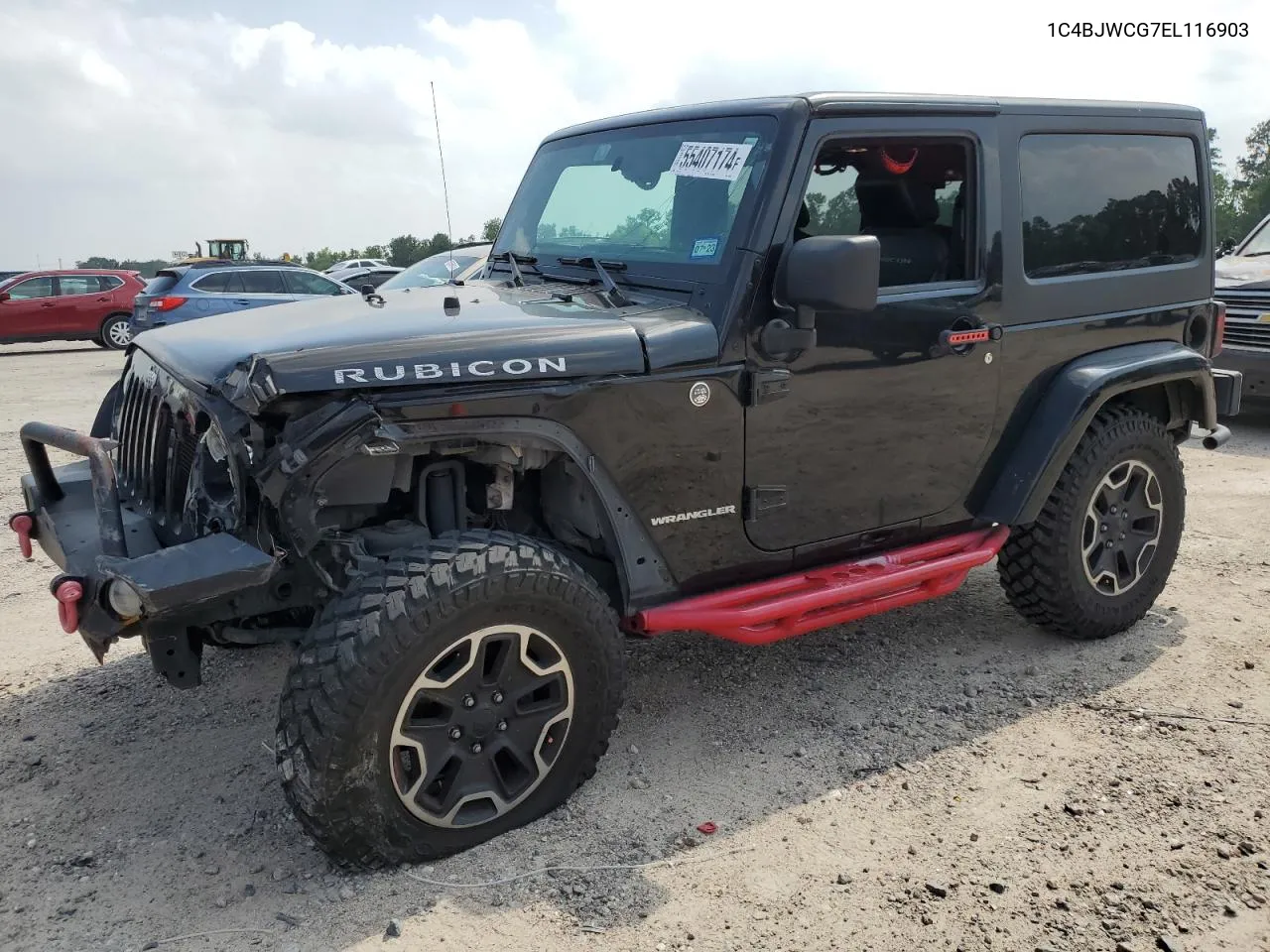 2014 Jeep Wrangler Rubicon VIN: 1C4BJWCG7EL116903 Lot: 55407174