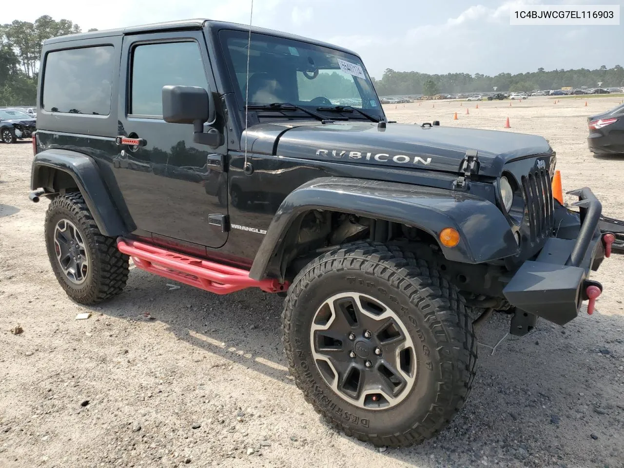 1C4BJWCG7EL116903 2014 Jeep Wrangler Rubicon