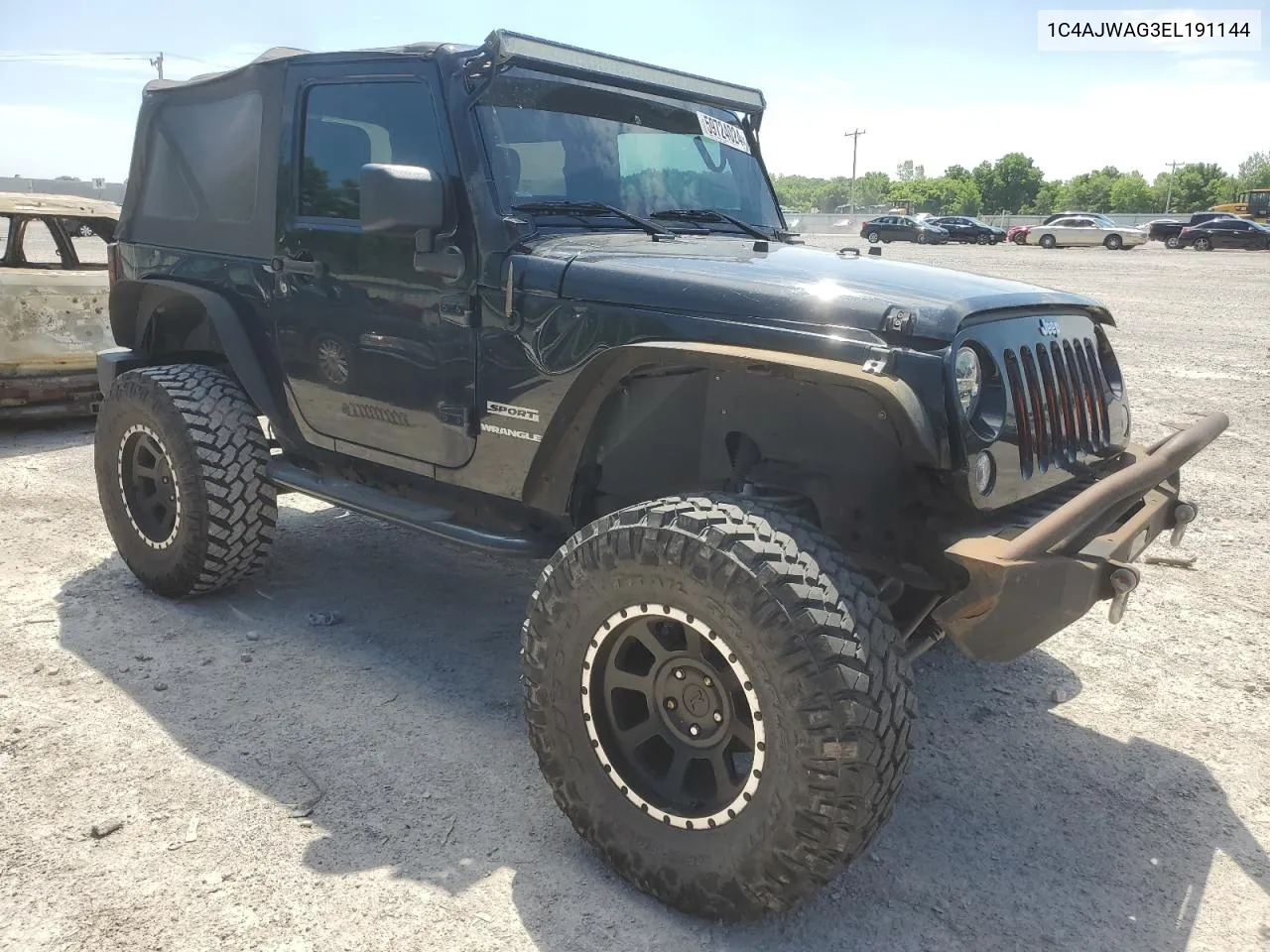 2014 Jeep Wrangler Sport VIN: 1C4AJWAG3EL191144 Lot: 59724024