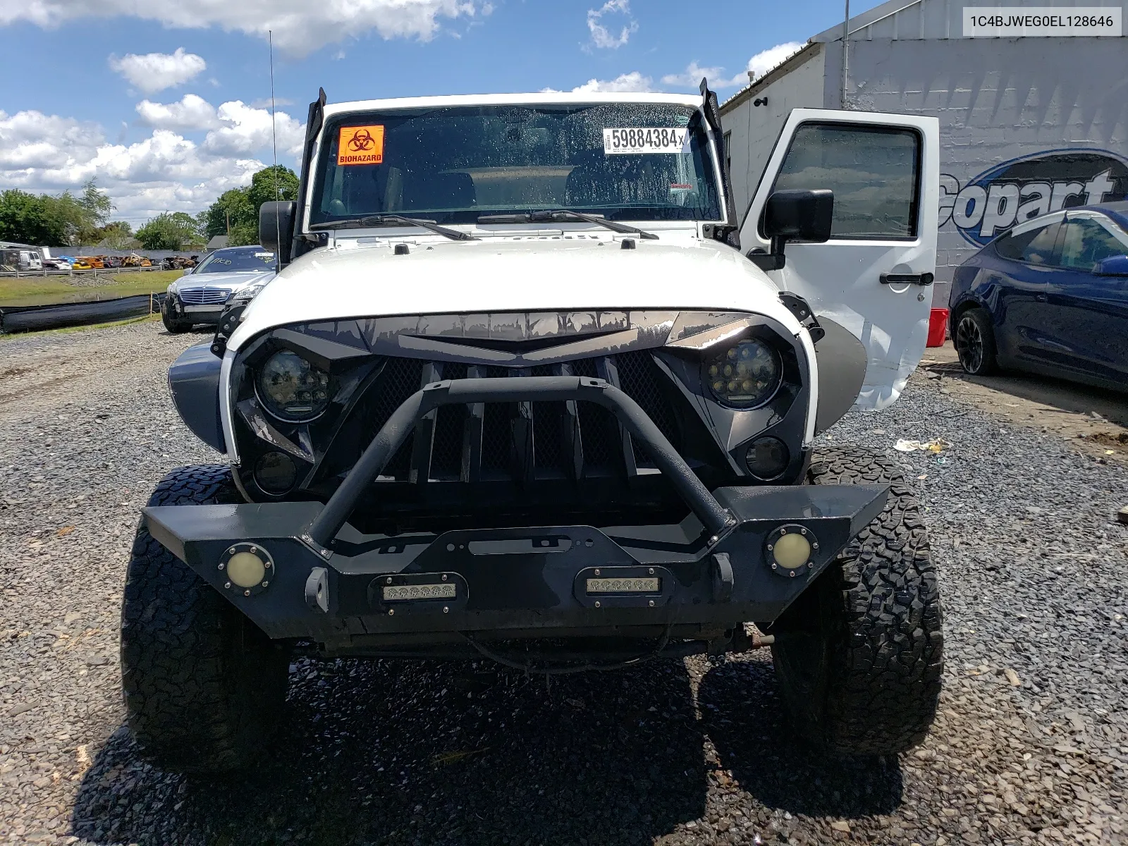 2014 Jeep Wrangler Unlimited Sahara VIN: 1C4BJWEG0EL128646 Lot: 59884384