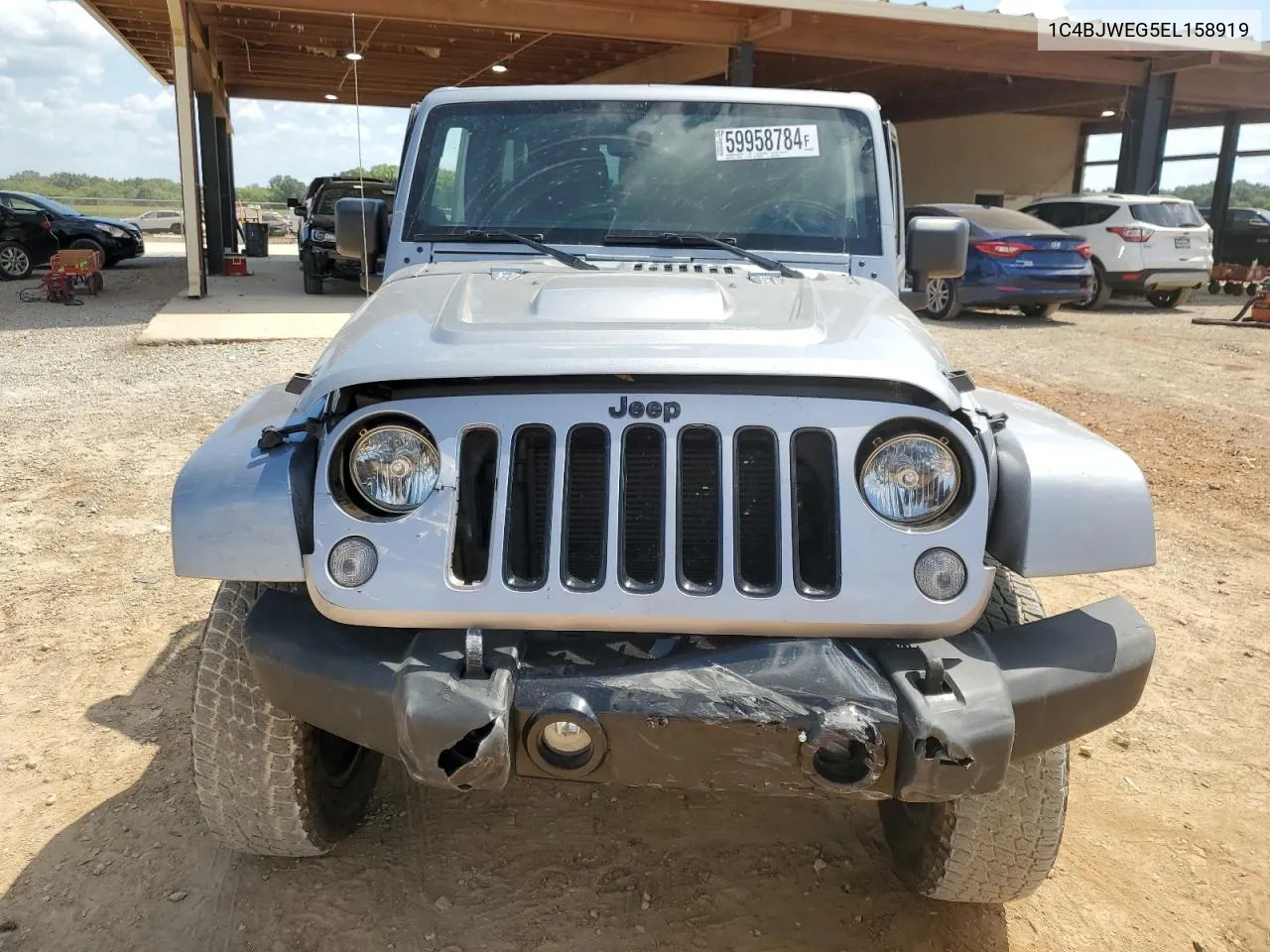 1C4BJWEG5EL158919 2014 Jeep Wrangler Unlimited Sahara