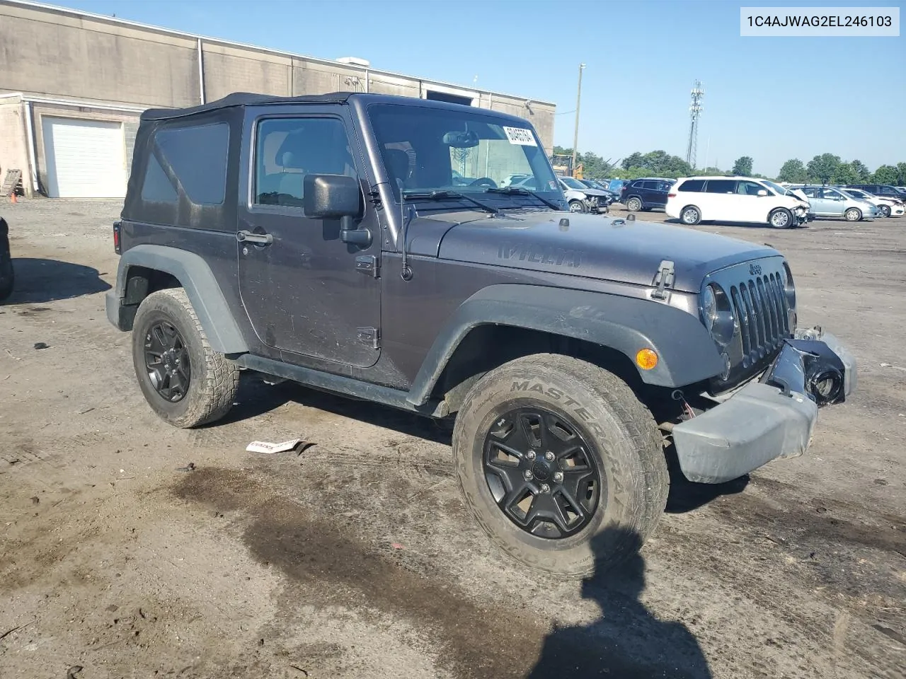 2014 Jeep Wrangler Sport VIN: 1C4AJWAG2EL246103 Lot: 60465764