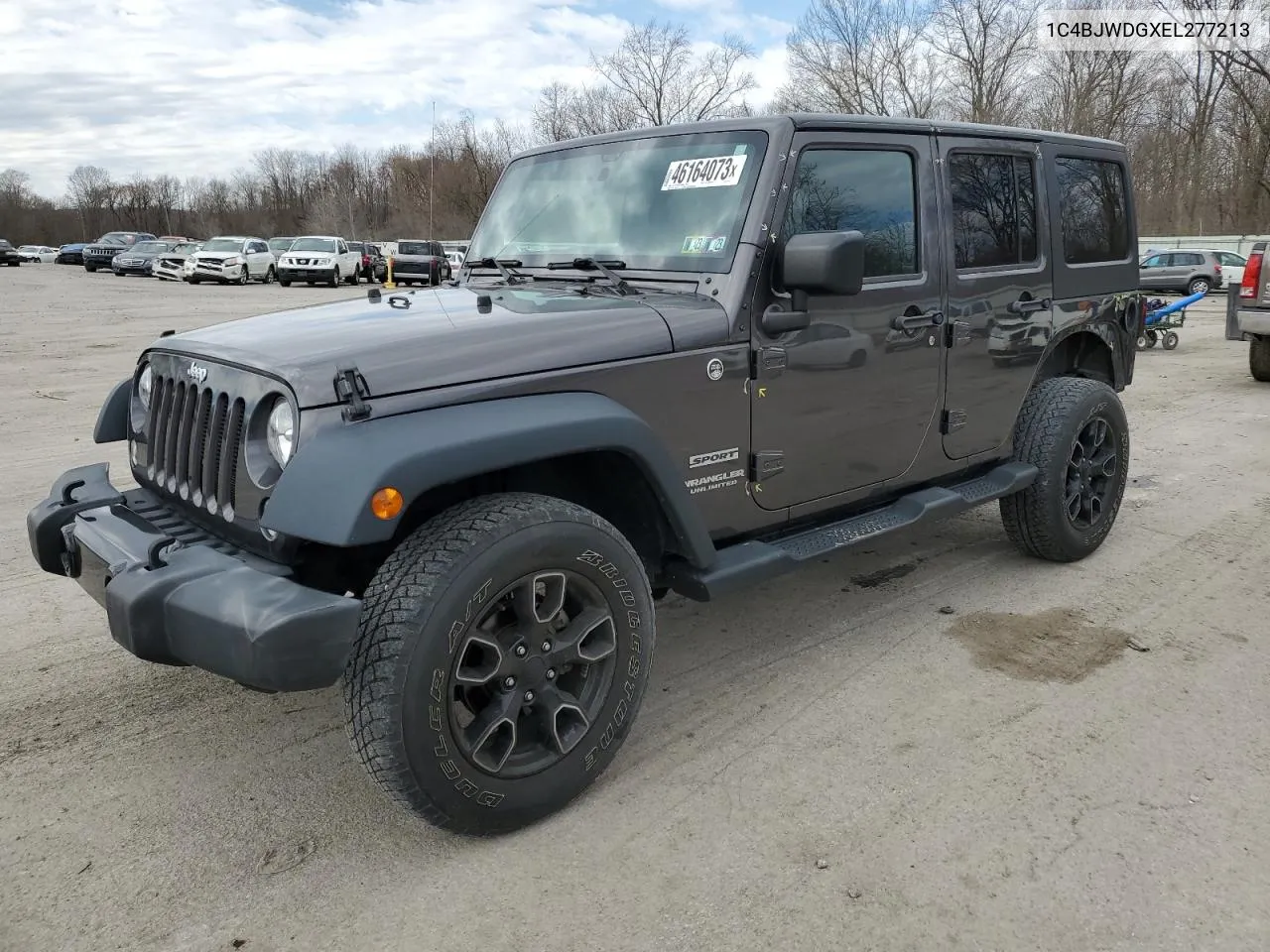 2014 Jeep Wrangler Unlimited Sport VIN: 1C4BJWDGXEL277213 Lot: 61398224