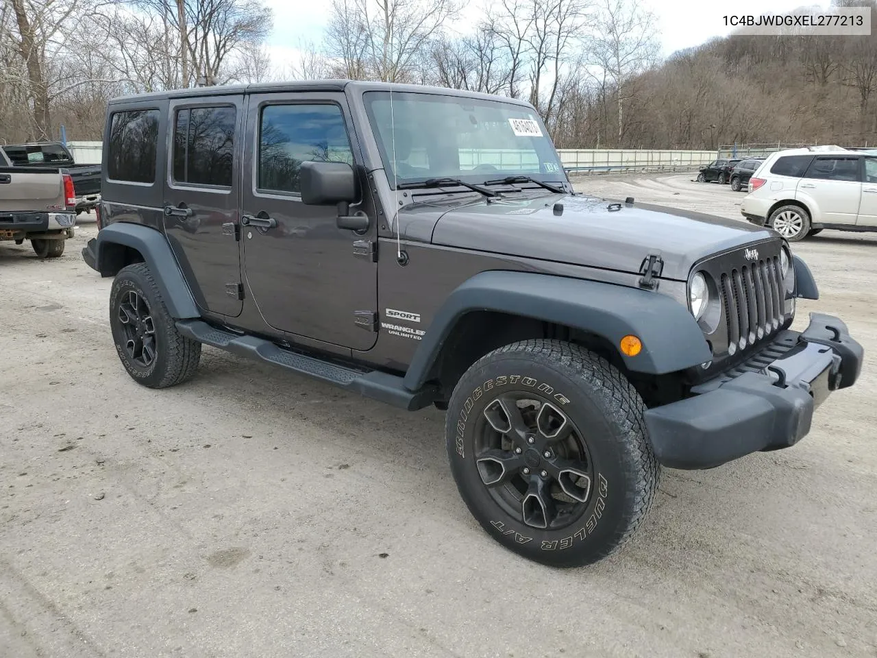 2014 Jeep Wrangler Unlimited Sport VIN: 1C4BJWDGXEL277213 Lot: 61398224