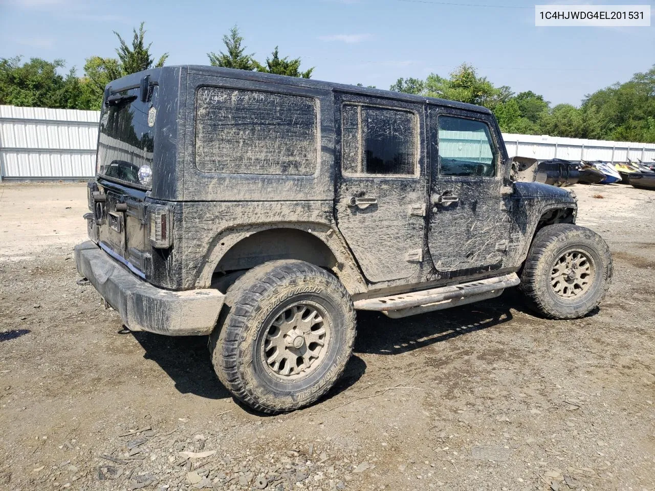 2014 Jeep Wrangler Unlimited Sport VIN: 1C4HJWDG4EL201531 Lot: 61892234