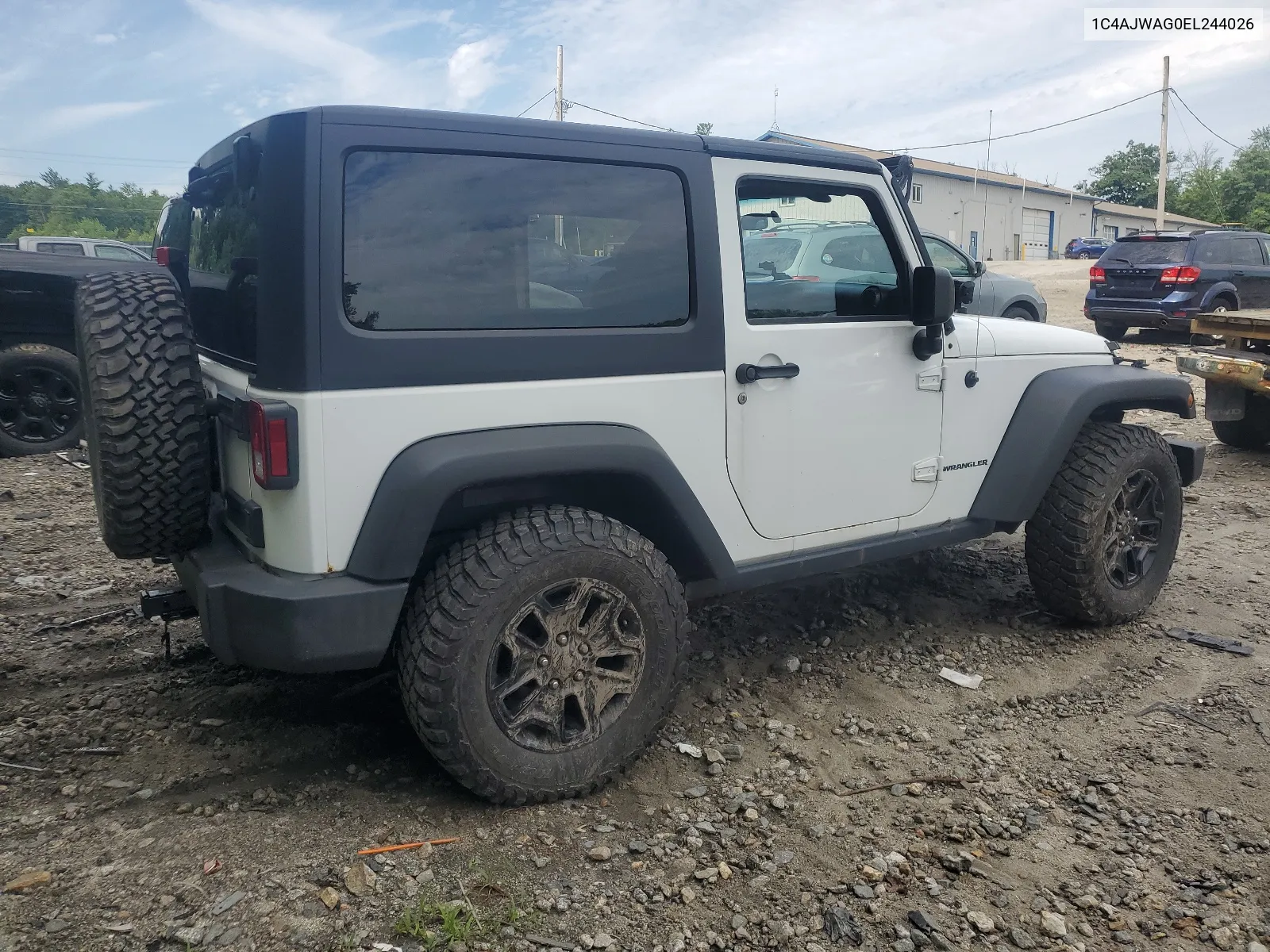 2014 Jeep Wrangler Sport VIN: 1C4AJWAG0EL244026 Lot: 63074084