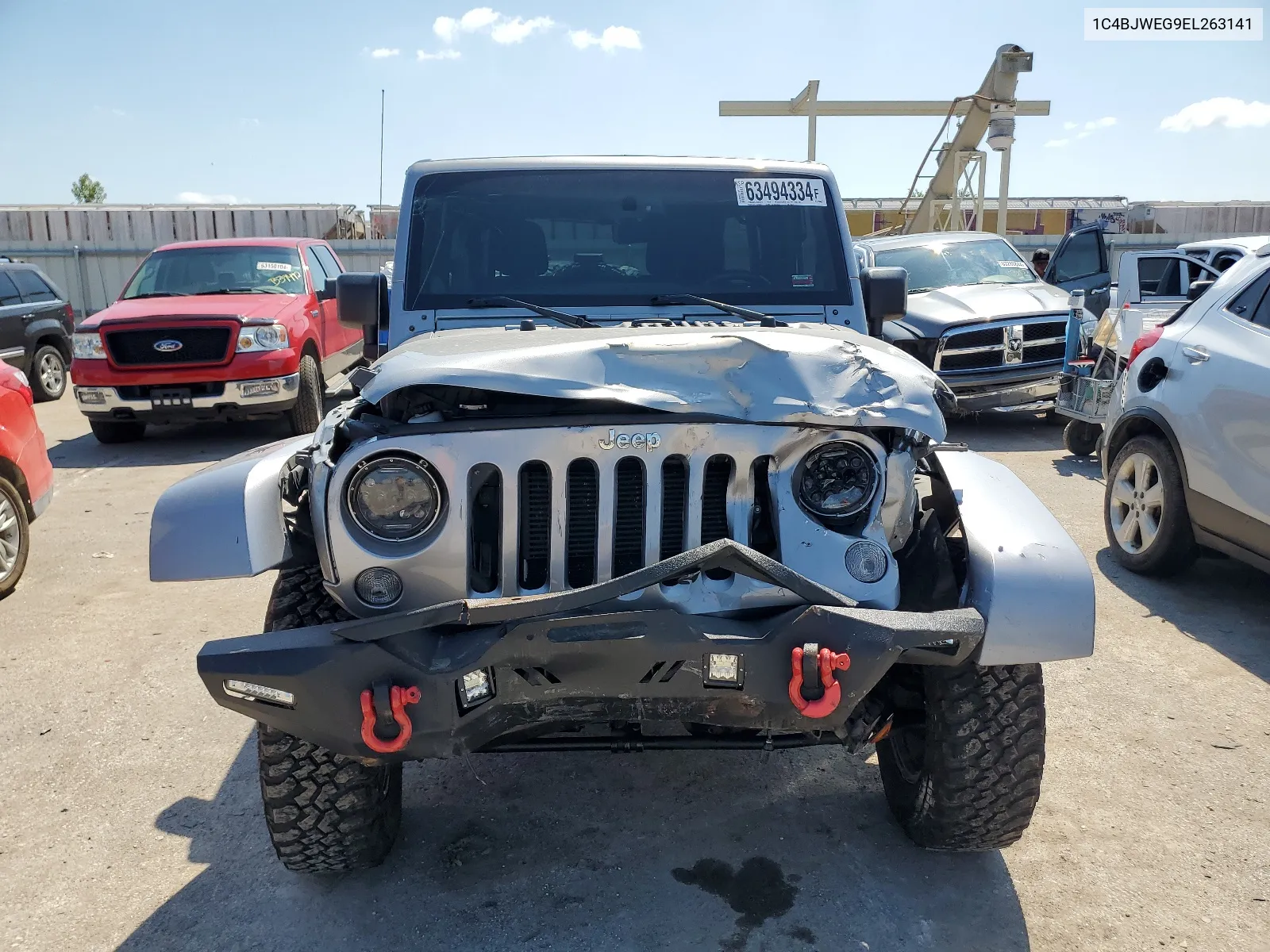 2014 Jeep Wrangler Unlimited Sahara VIN: 1C4BJWEG9EL263141 Lot: 63494334