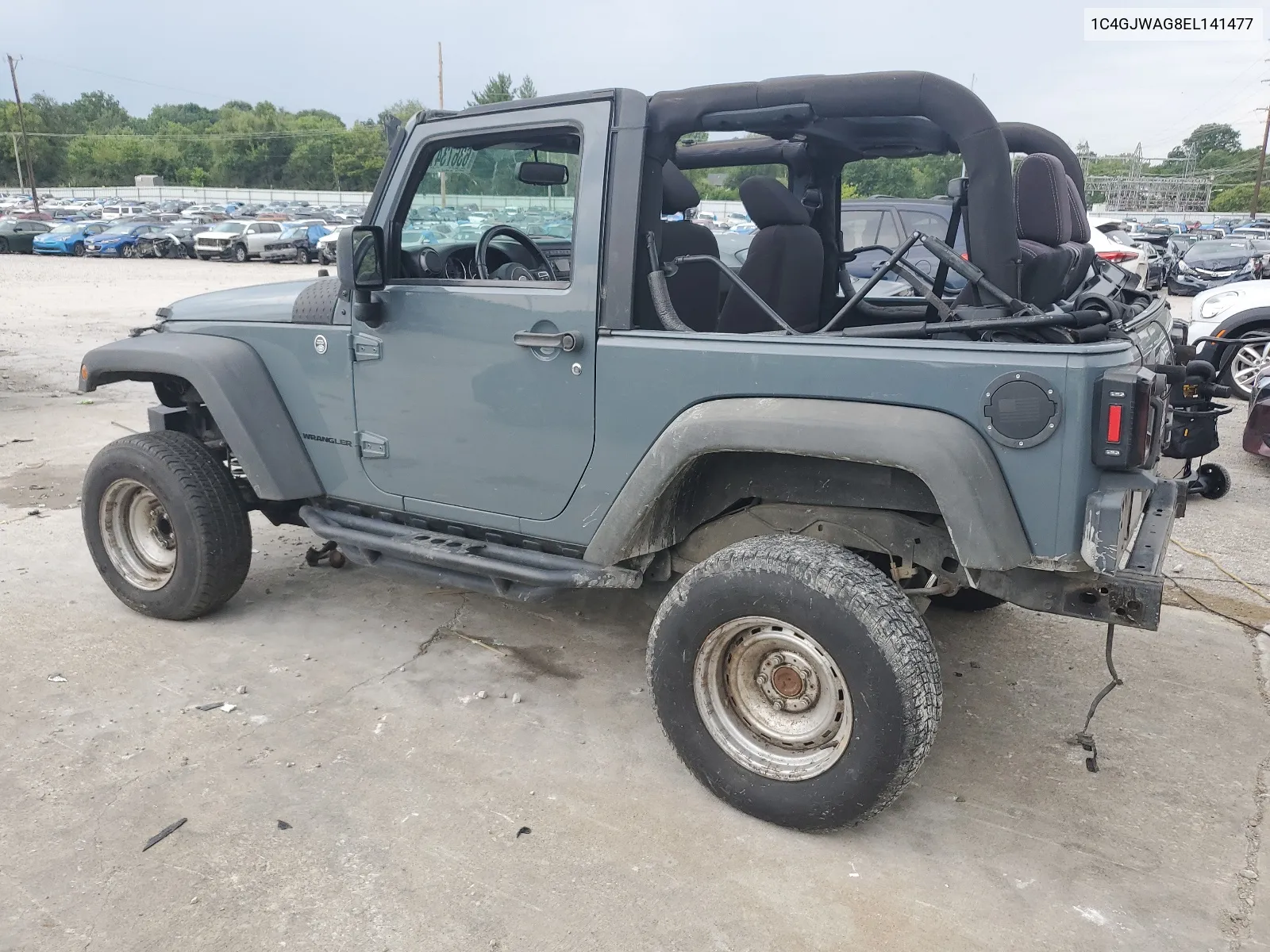 1C4GJWAG8EL141477 2014 Jeep Wrangler Sport