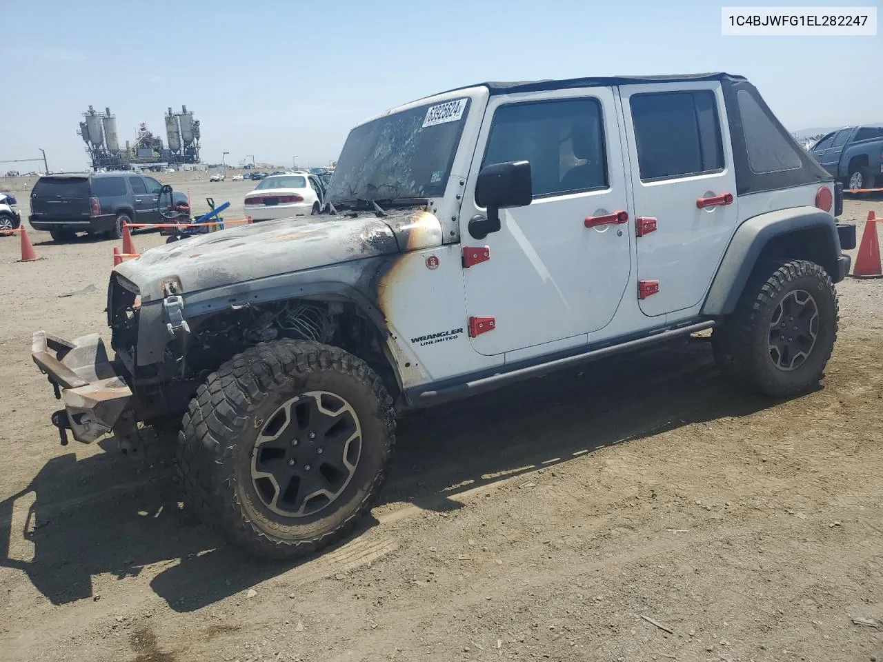 1C4BJWFG1EL282247 2014 Jeep Wrangler Unlimited Rubicon