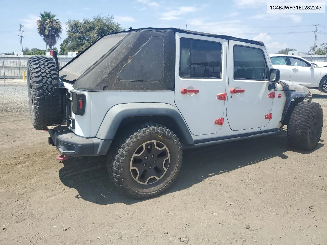 1C4BJWFG1EL282247 2014 Jeep Wrangler Unlimited Rubicon