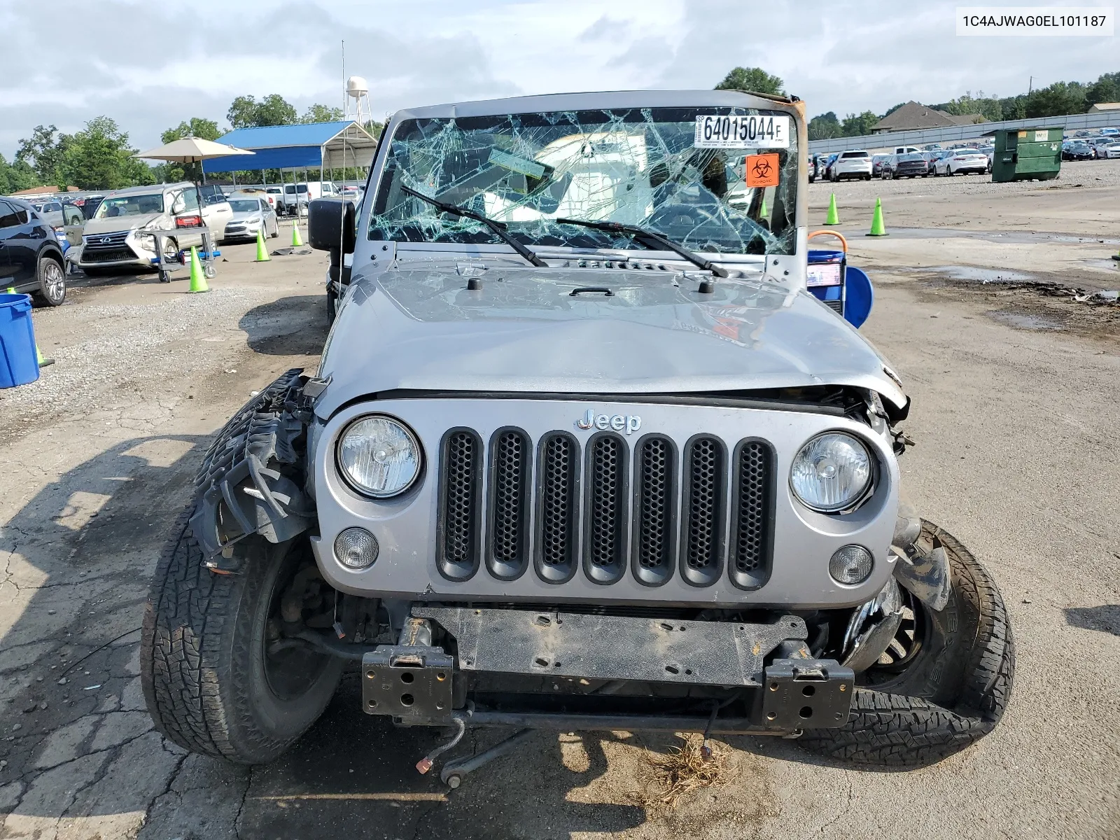 2014 Jeep Wrangler Sport VIN: 1C4AJWAG0EL101187 Lot: 64015044