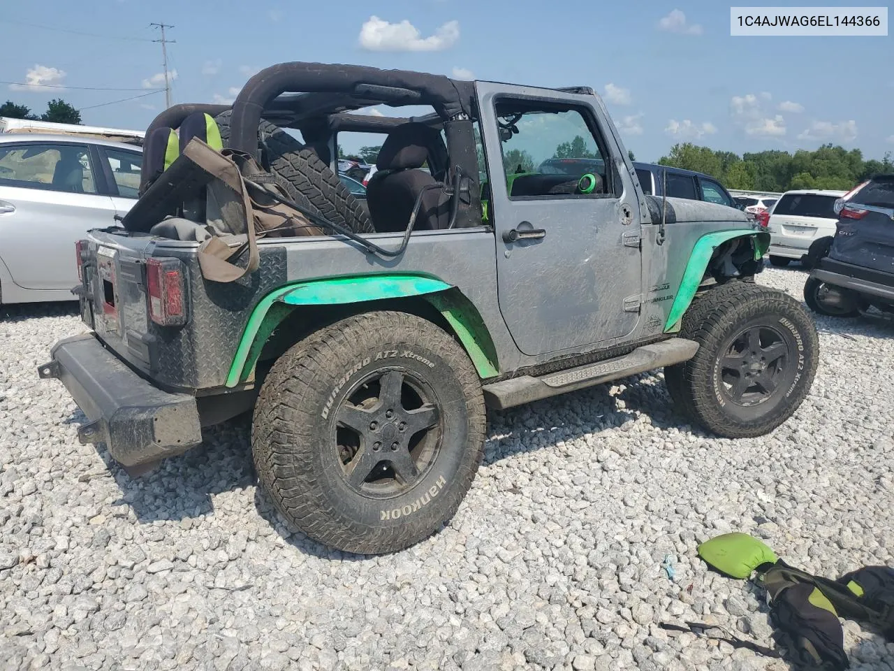 2014 Jeep Wrangler Sport VIN: 1C4AJWAG6EL144366 Lot: 64437684