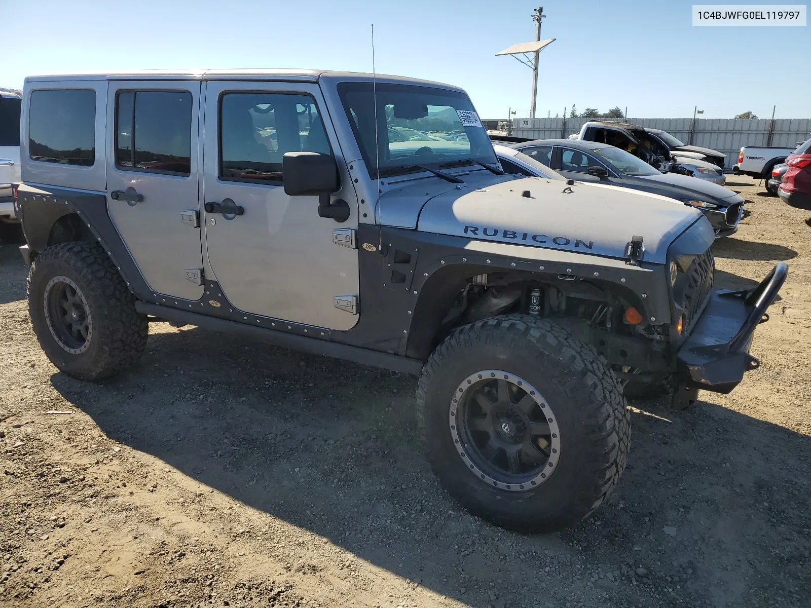 2014 Jeep Wrangler Unlimited Rubicon VIN: 1C4BJWFG0EL119797 Lot: 64666704