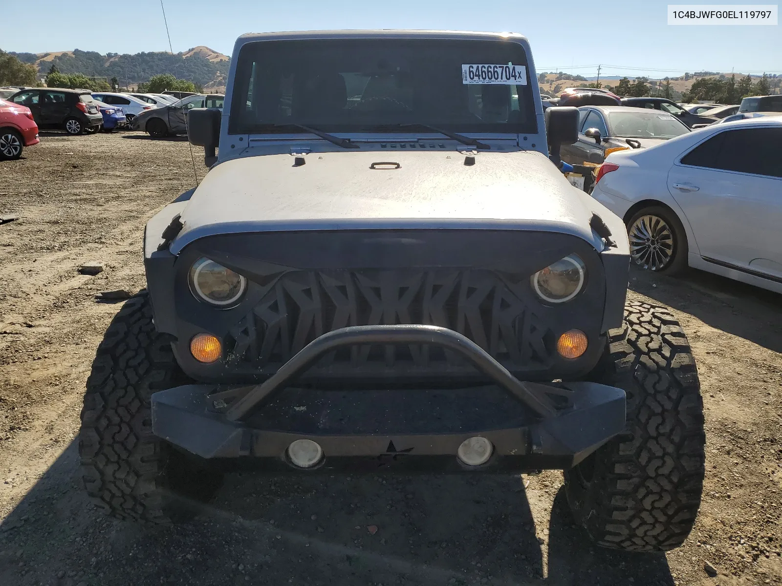 1C4BJWFG0EL119797 2014 Jeep Wrangler Unlimited Rubicon