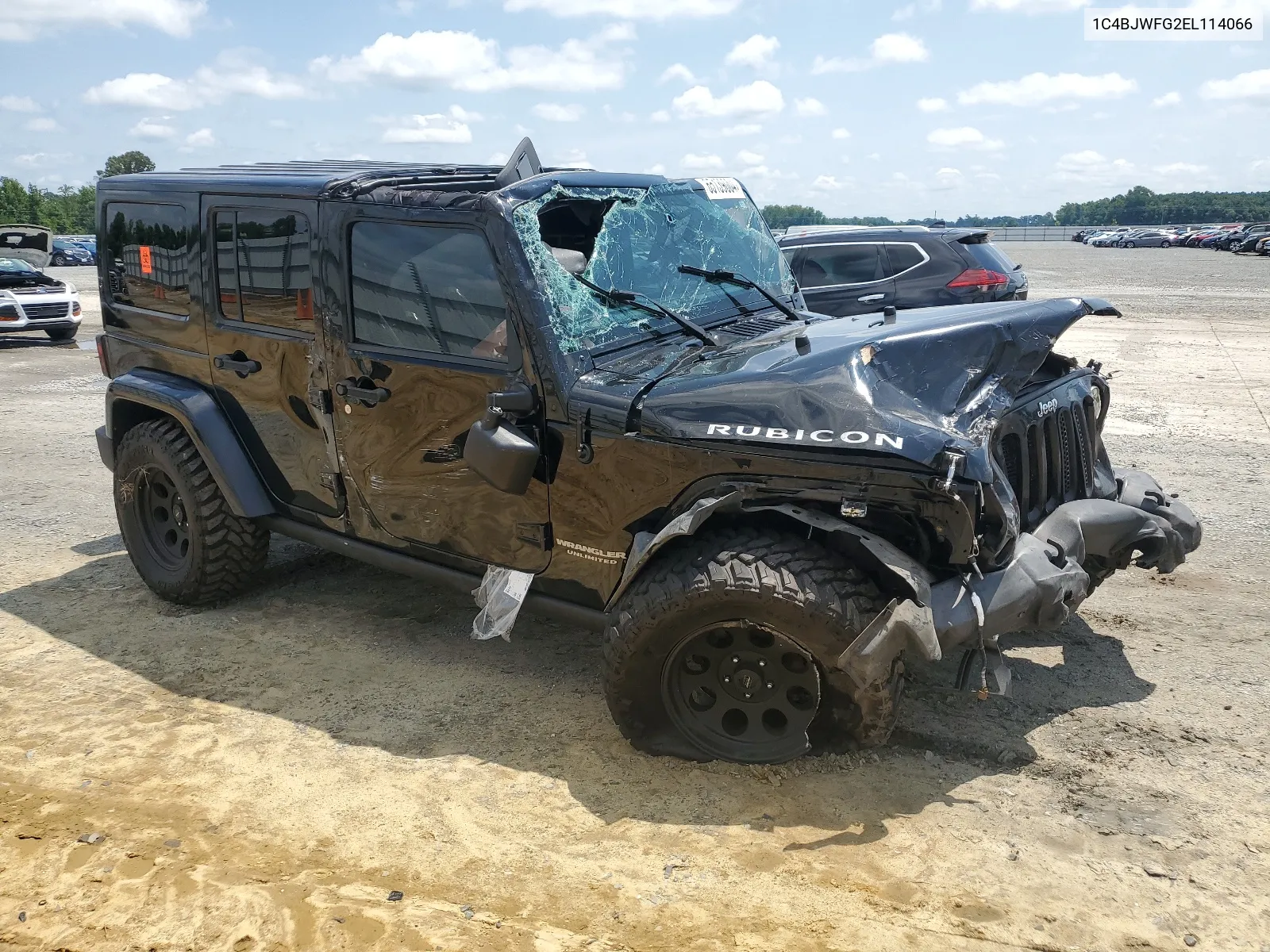 2014 Jeep Wrangler Unlimited Rubicon VIN: 1C4BJWFG2EL114066 Lot: 65139004