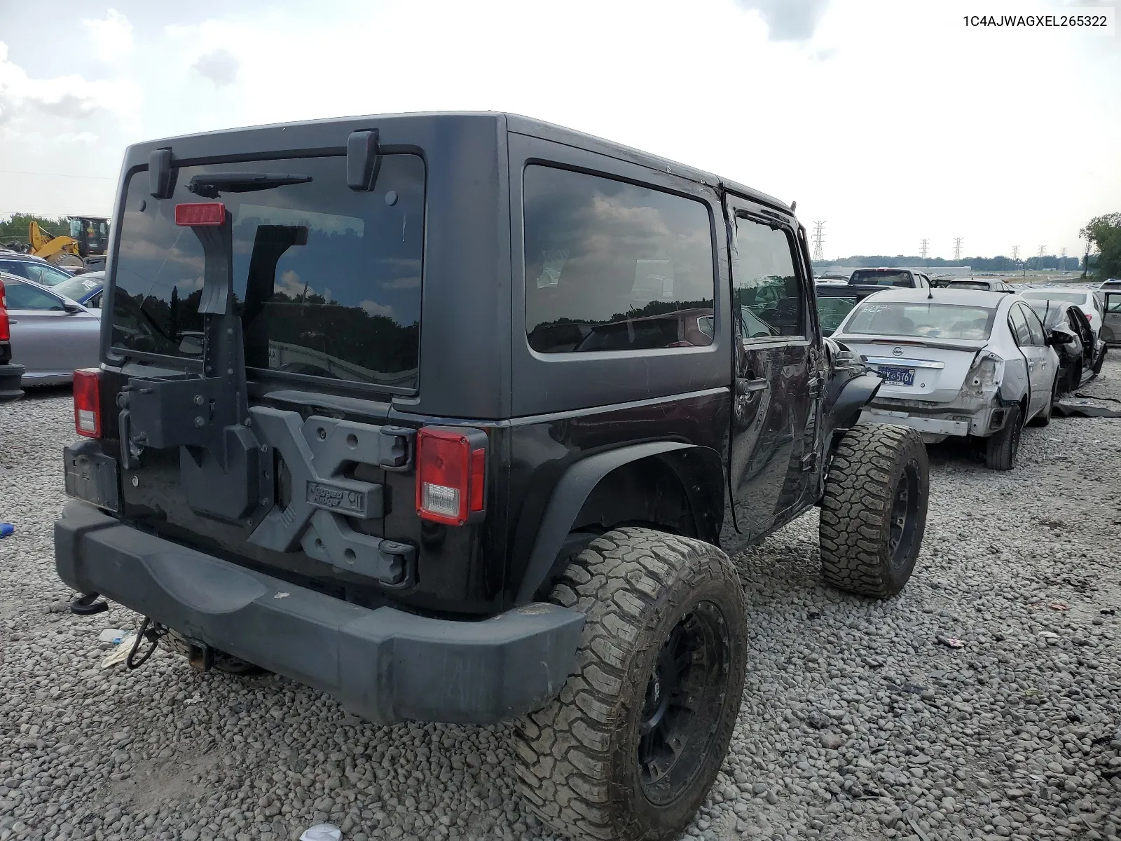 2014 Jeep Wrangler Sport VIN: 1C4AJWAGXEL265322 Lot: 65170054