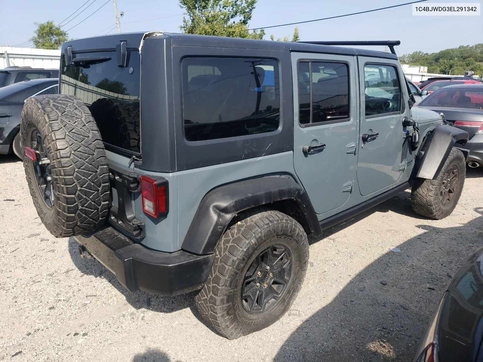 2014 Jeep Wrangler Unlimited Sport VIN: 1C4BJWDG3EL291342 Lot: 65205624