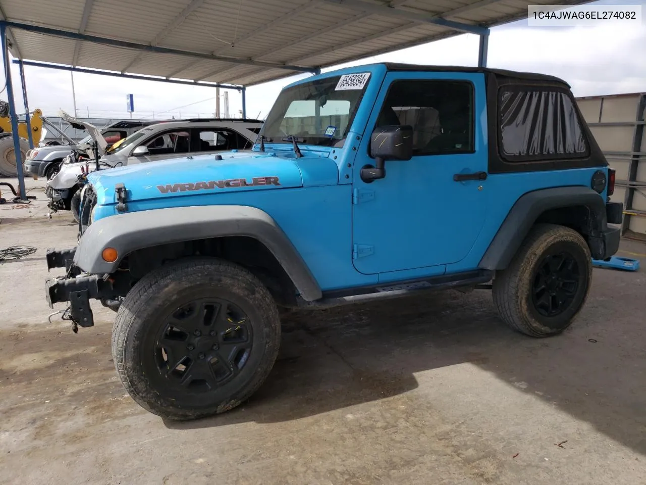 2014 Jeep Wrangler Sport VIN: 1C4AJWAG6EL274082 Lot: 65458394