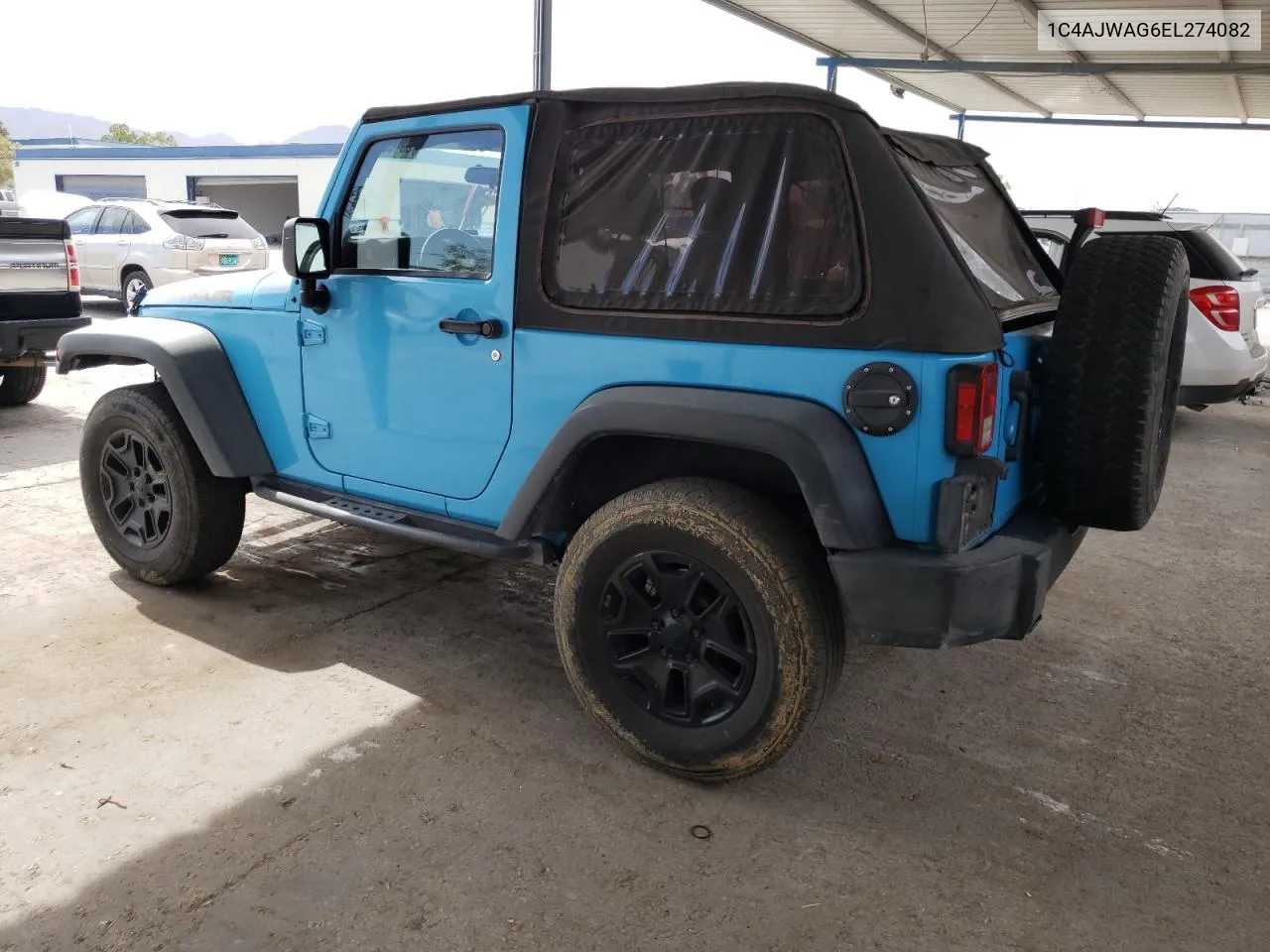 2014 Jeep Wrangler Sport VIN: 1C4AJWAG6EL274082 Lot: 65458394