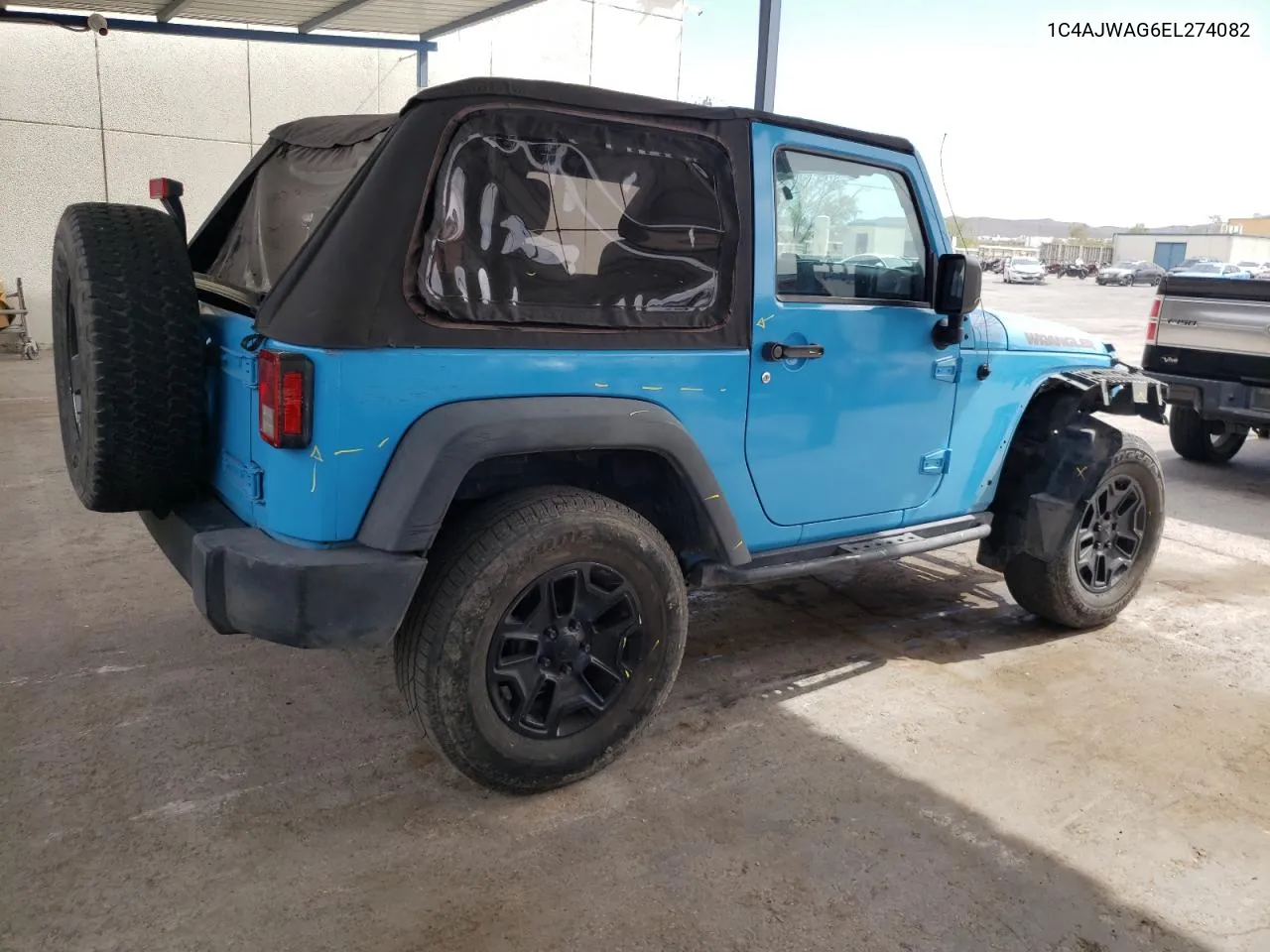 2014 Jeep Wrangler Sport VIN: 1C4AJWAG6EL274082 Lot: 65458394