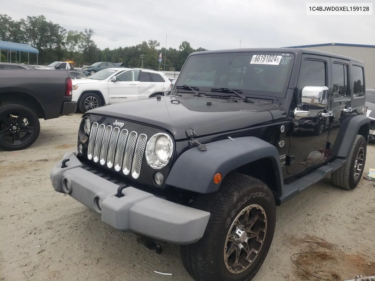 2014 Jeep Wrangler Unlimited Sport VIN: 1C4BJWDGXEL159128 Lot: 66191024