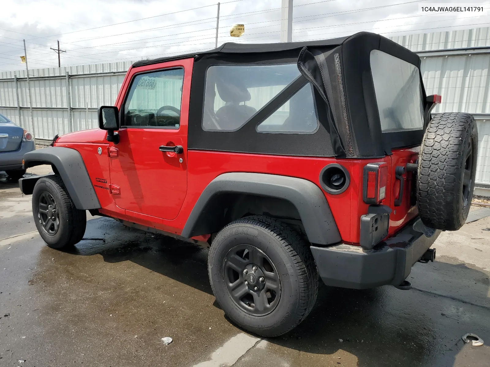 2014 Jeep Wrangler Sport VIN: 1C4AJWAG6EL141791 Lot: 66619334