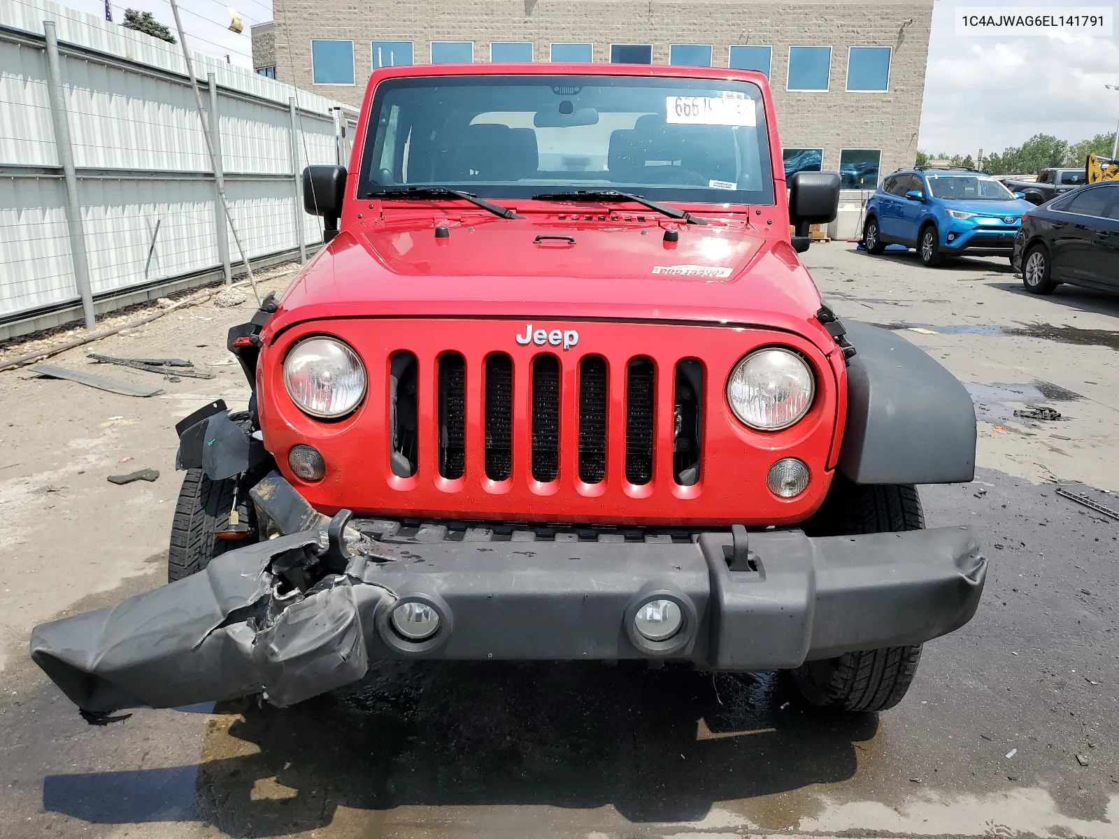 1C4AJWAG6EL141791 2014 Jeep Wrangler Sport