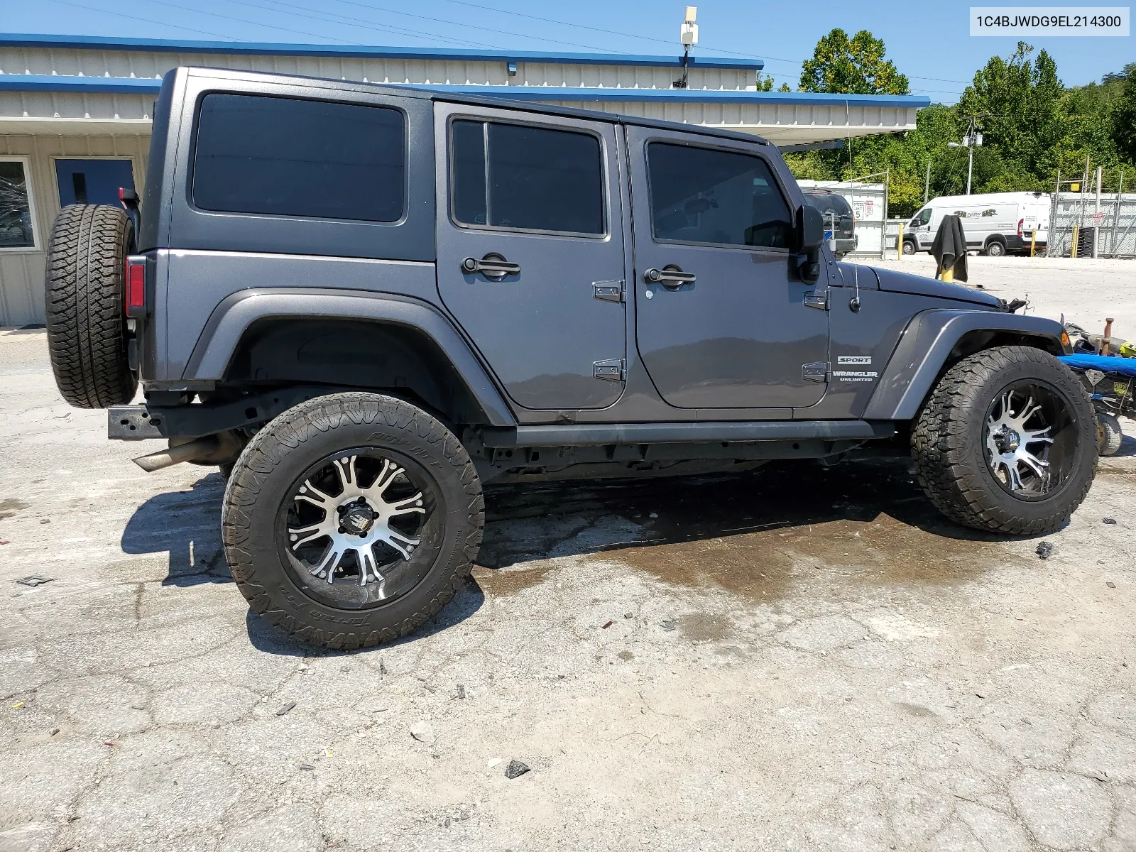 2014 Jeep Wrangler Unlimited Sport VIN: 1C4BJWDG9EL214300 Lot: 67731974